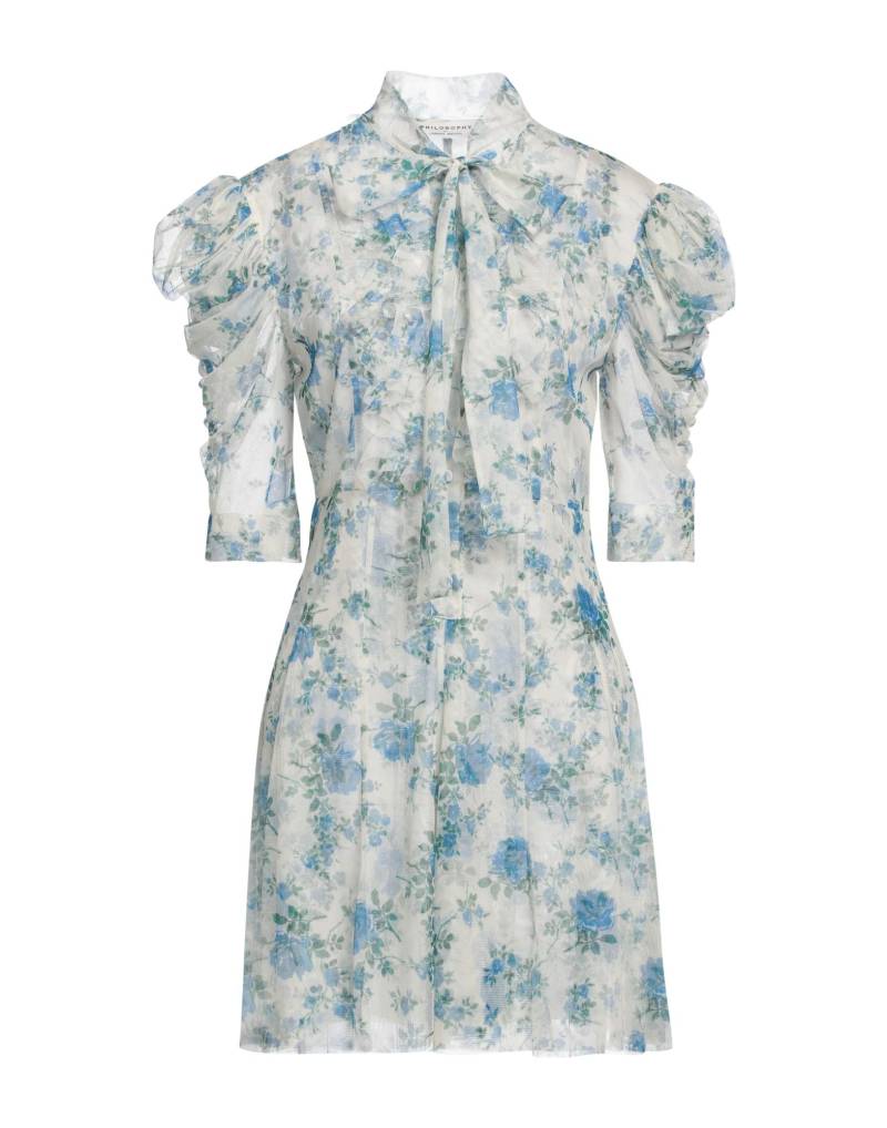 PHILOSOPHY di LORENZO SERAFINI Mini-kleid Damen Blau von PHILOSOPHY di LORENZO SERAFINI