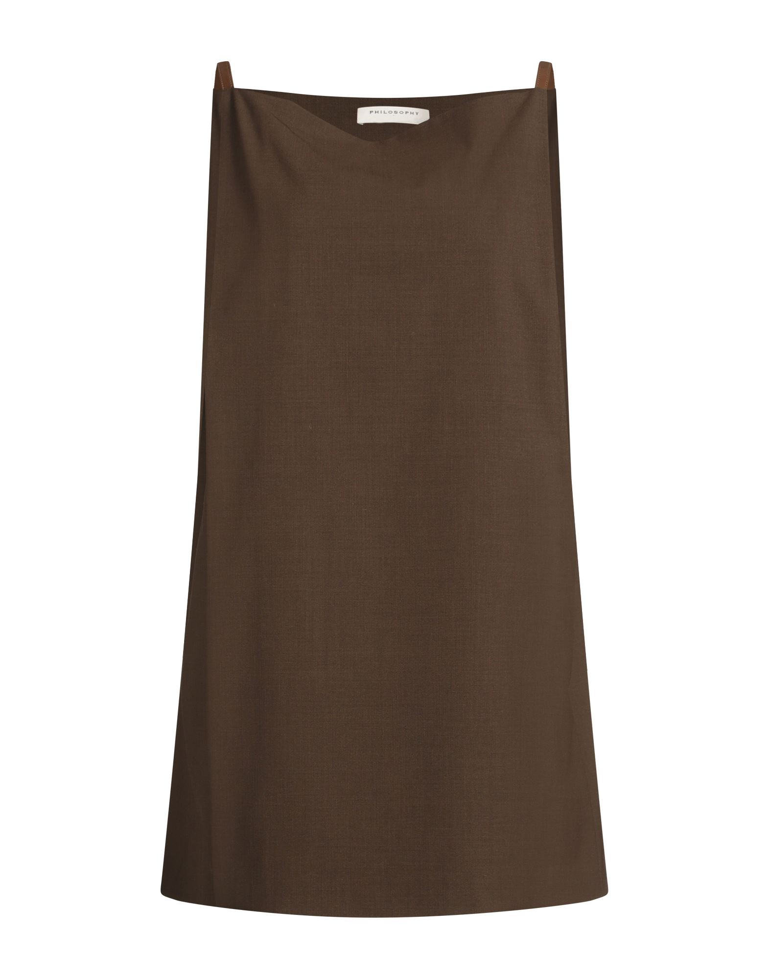 PHILOSOPHY di LORENZO SERAFINI Mini-kleid Damen Dunkelbraun von PHILOSOPHY di LORENZO SERAFINI