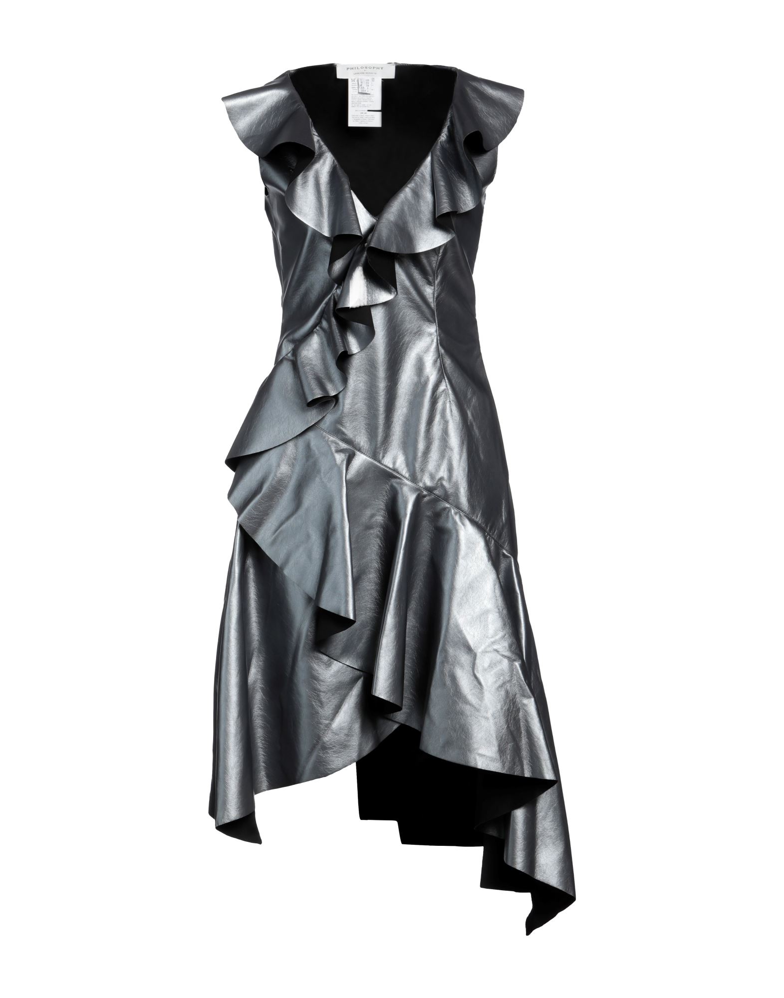 PHILOSOPHY di LORENZO SERAFINI Mini-kleid Damen Grau von PHILOSOPHY di LORENZO SERAFINI