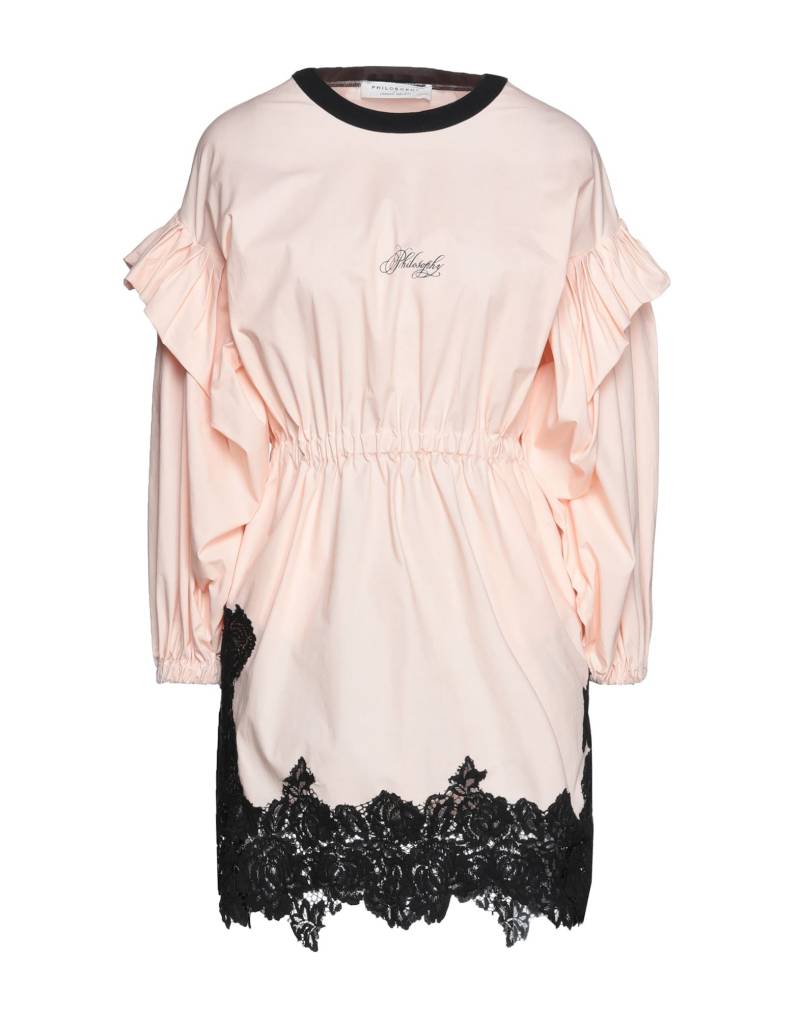 PHILOSOPHY di LORENZO SERAFINI Mini-kleid Damen Hellrosa von PHILOSOPHY di LORENZO SERAFINI