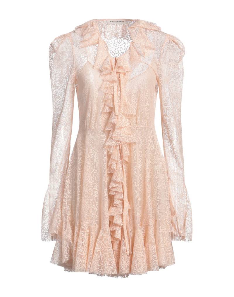 PHILOSOPHY di LORENZO SERAFINI Mini-kleid Damen Hellrosa von PHILOSOPHY di LORENZO SERAFINI