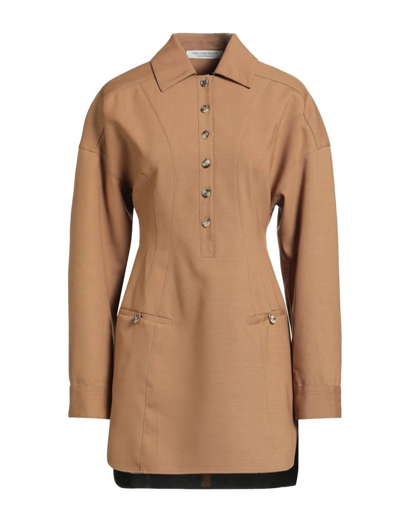 PHILOSOPHY di LORENZO SERAFINI Mini-kleid Damen Kamel von PHILOSOPHY di LORENZO SERAFINI