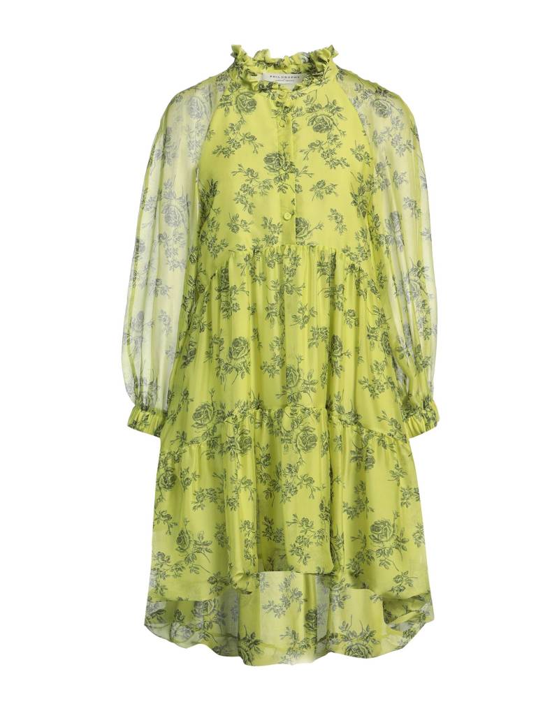 PHILOSOPHY di LORENZO SERAFINI Mini-kleid Damen Limettengrün von PHILOSOPHY di LORENZO SERAFINI