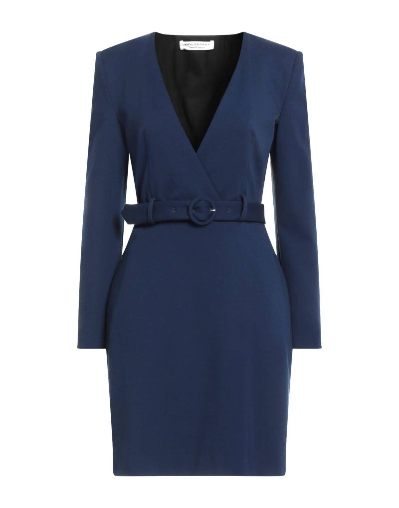PHILOSOPHY di LORENZO SERAFINI Mini-kleid Damen Marineblau von PHILOSOPHY di LORENZO SERAFINI