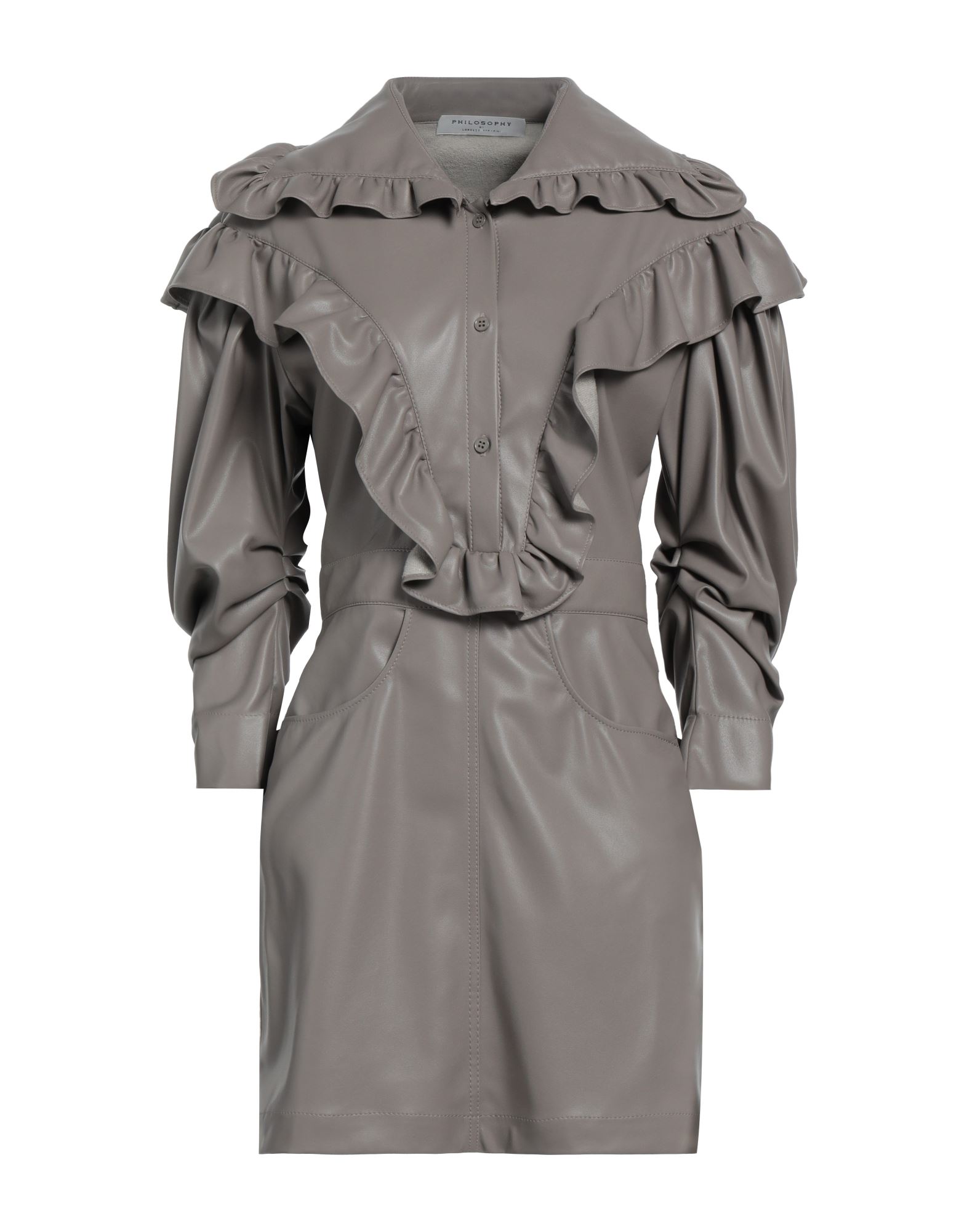 PHILOSOPHY di LORENZO SERAFINI Mini-kleid Damen Maulwurfsgrau von PHILOSOPHY di LORENZO SERAFINI