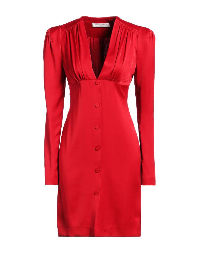 PHILOSOPHY di LORENZO SERAFINI Mini-kleid Damen Rot von PHILOSOPHY di LORENZO SERAFINI