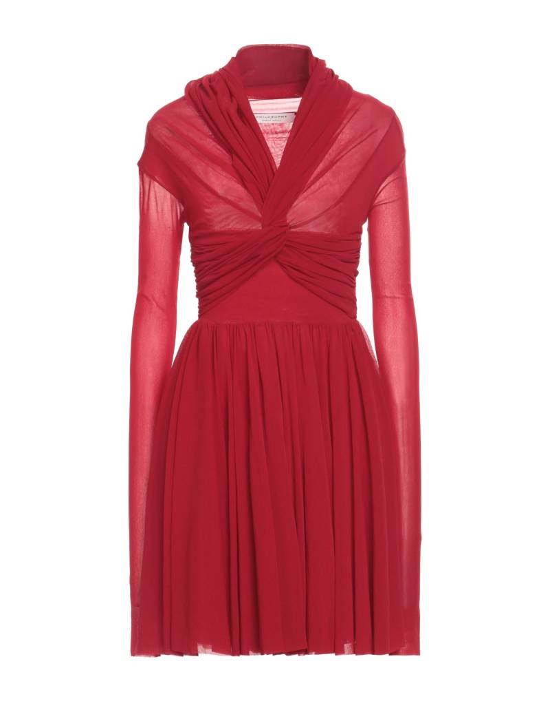 PHILOSOPHY di LORENZO SERAFINI Mini-kleid Damen Rot von PHILOSOPHY di LORENZO SERAFINI