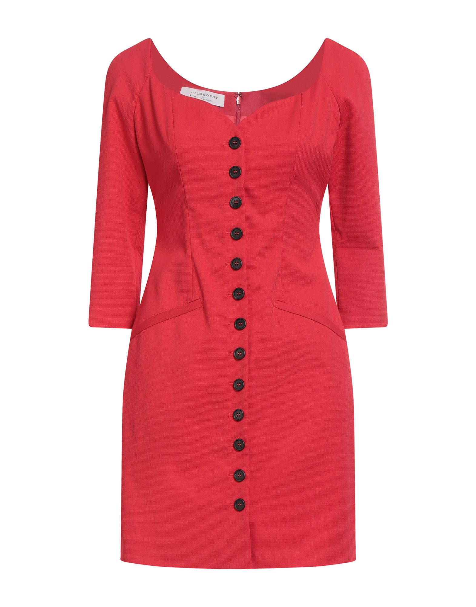 PHILOSOPHY di LORENZO SERAFINI Mini-kleid Damen Rot von PHILOSOPHY di LORENZO SERAFINI