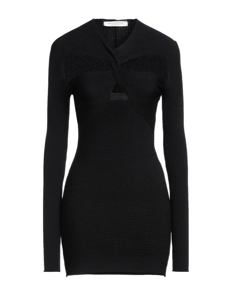 PHILOSOPHY di LORENZO SERAFINI Mini-kleid Damen Schwarz von PHILOSOPHY di LORENZO SERAFINI
