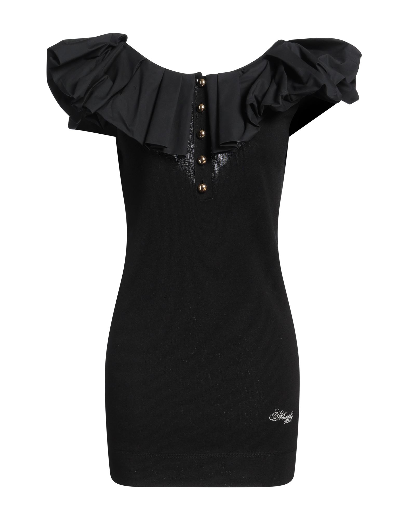 PHILOSOPHY di LORENZO SERAFINI Mini-kleid Damen Schwarz von PHILOSOPHY di LORENZO SERAFINI