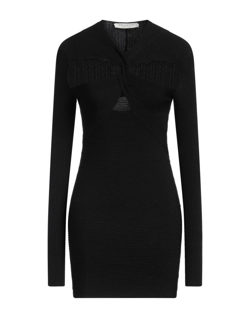 PHILOSOPHY di LORENZO SERAFINI Mini-kleid Damen Schwarz von PHILOSOPHY di LORENZO SERAFINI