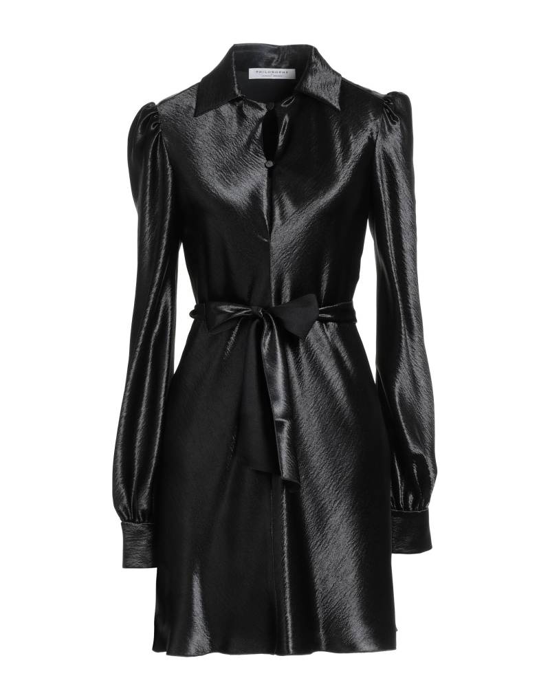 PHILOSOPHY di LORENZO SERAFINI Mini-kleid Damen Schwarz von PHILOSOPHY di LORENZO SERAFINI