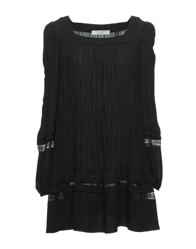 PHILOSOPHY di LORENZO SERAFINI Mini-kleid Damen Schwarz von PHILOSOPHY di LORENZO SERAFINI