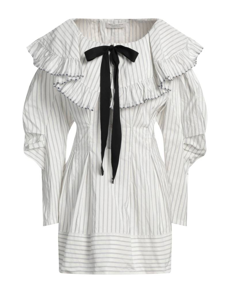 PHILOSOPHY di LORENZO SERAFINI Mini-kleid Damen Weiß von PHILOSOPHY di LORENZO SERAFINI