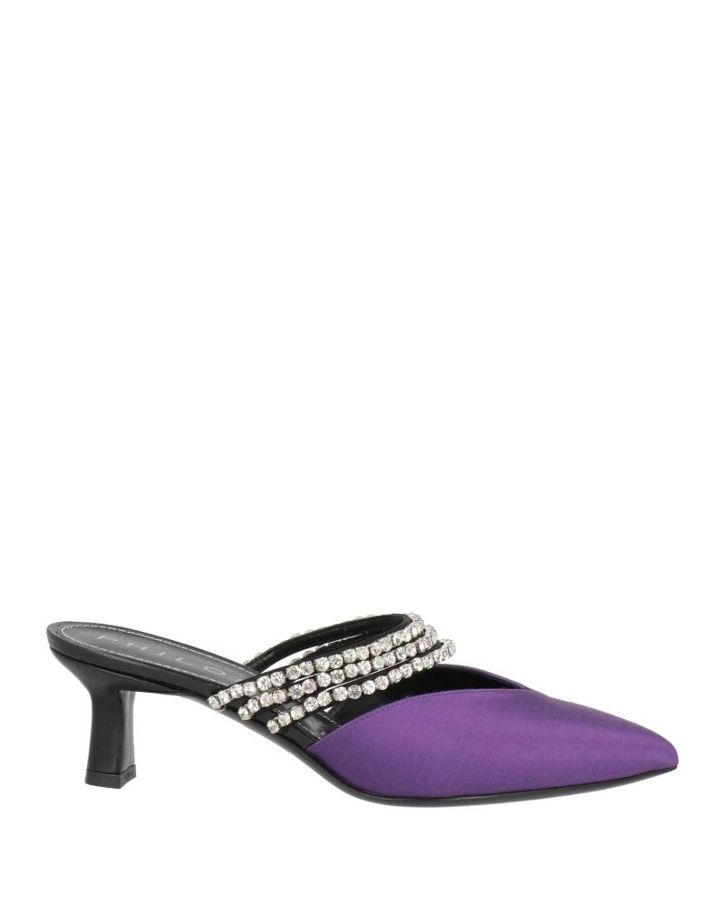 PHILOSOPHY di LORENZO SERAFINI Mules & Clogs Damen Violett von PHILOSOPHY di LORENZO SERAFINI