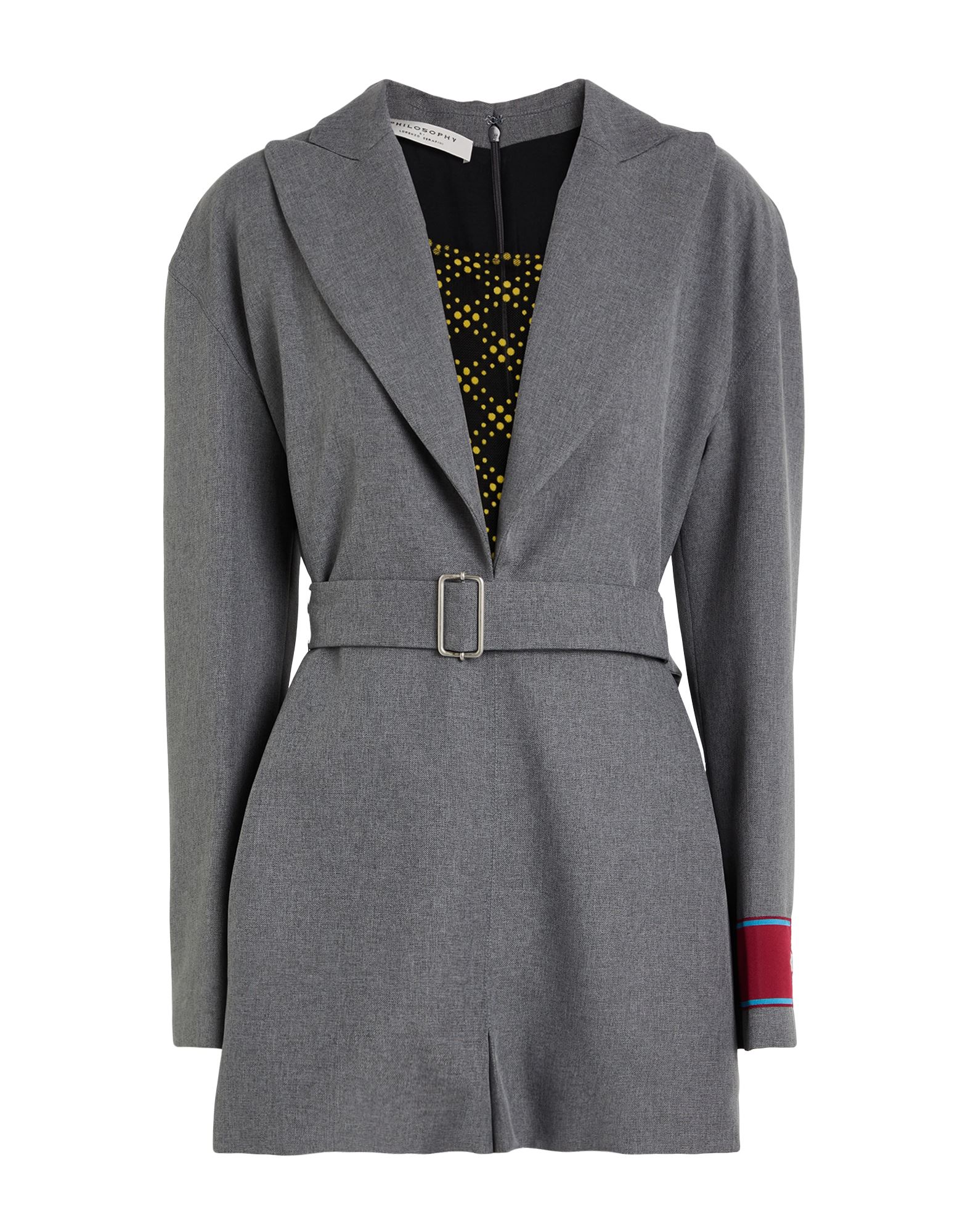 PHILOSOPHY di LORENZO SERAFINI Playsuit Damen Grau von PHILOSOPHY di LORENZO SERAFINI