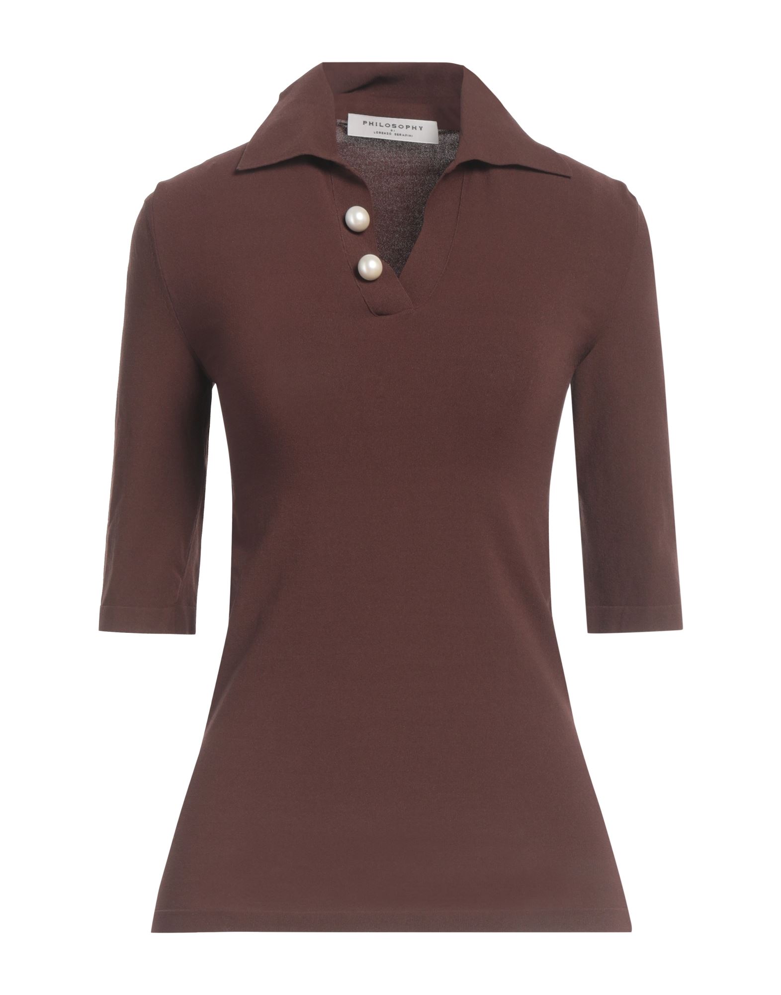 PHILOSOPHY di LORENZO SERAFINI Poloshirt Damen Kamel von PHILOSOPHY di LORENZO SERAFINI