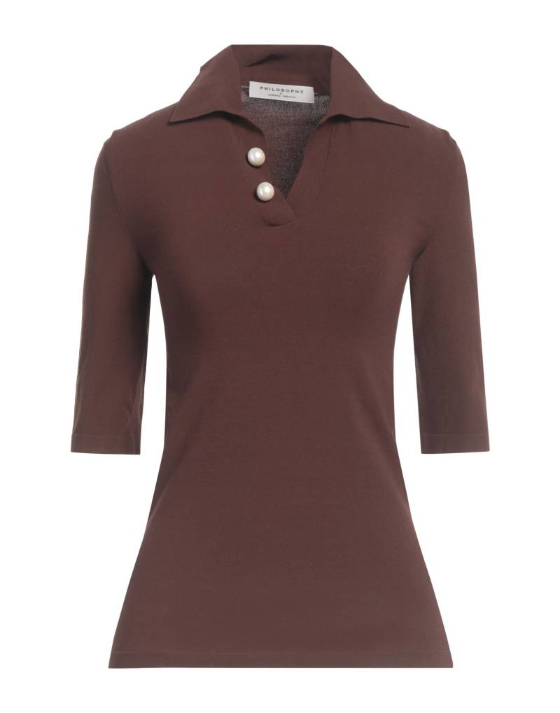 PHILOSOPHY di LORENZO SERAFINI Poloshirt Damen Kamel von PHILOSOPHY di LORENZO SERAFINI