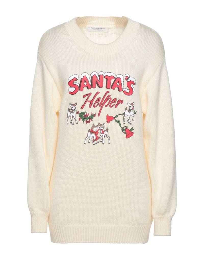 PHILOSOPHY di LORENZO SERAFINI Pullover Damen Elfenbein von PHILOSOPHY di LORENZO SERAFINI