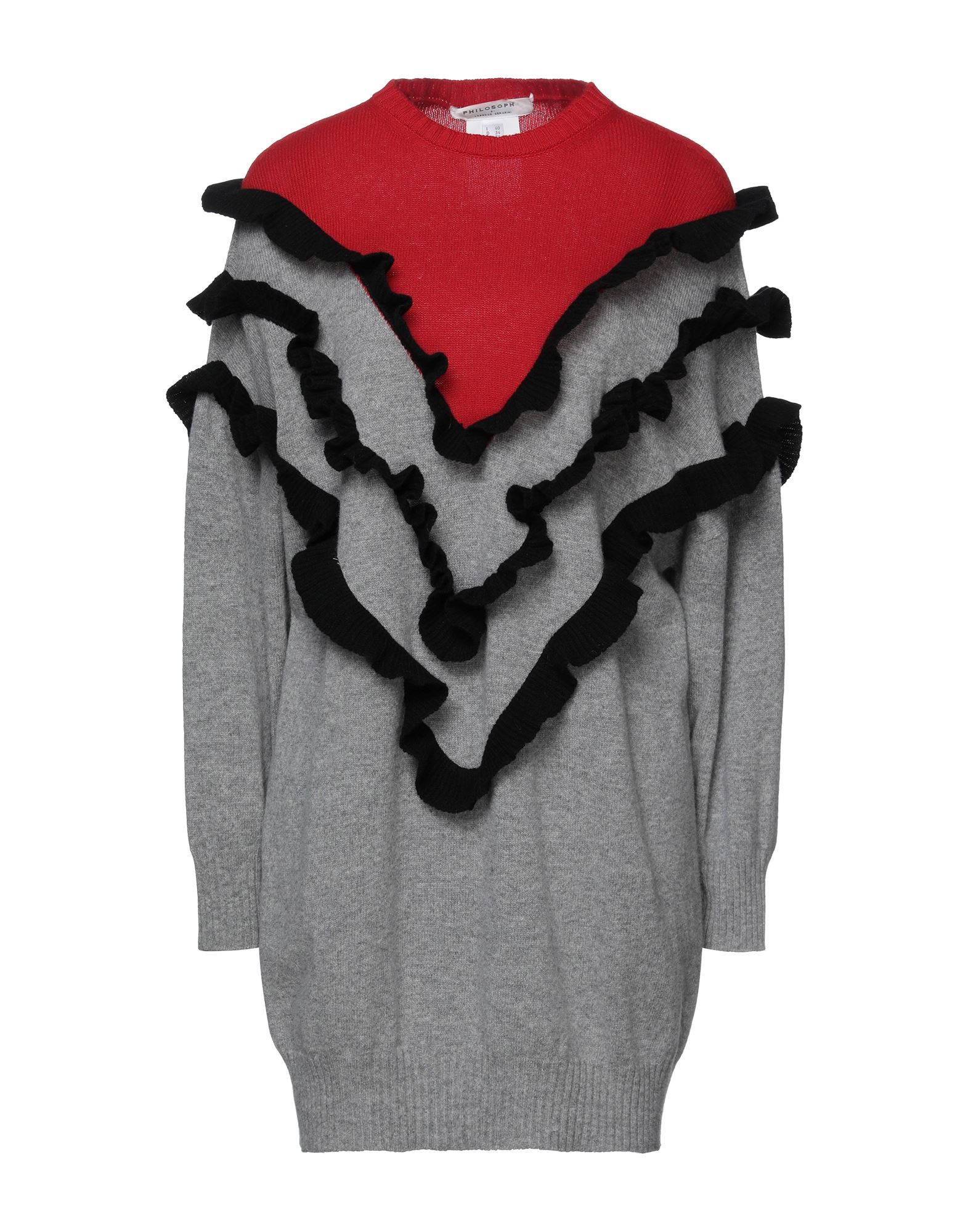 PHILOSOPHY di LORENZO SERAFINI Pullover Damen Grau PHILOSOPHY di LORENZO SERAFINI Pullover Damen Grau von PHILOSOPHY di LORENZO SERAFINI