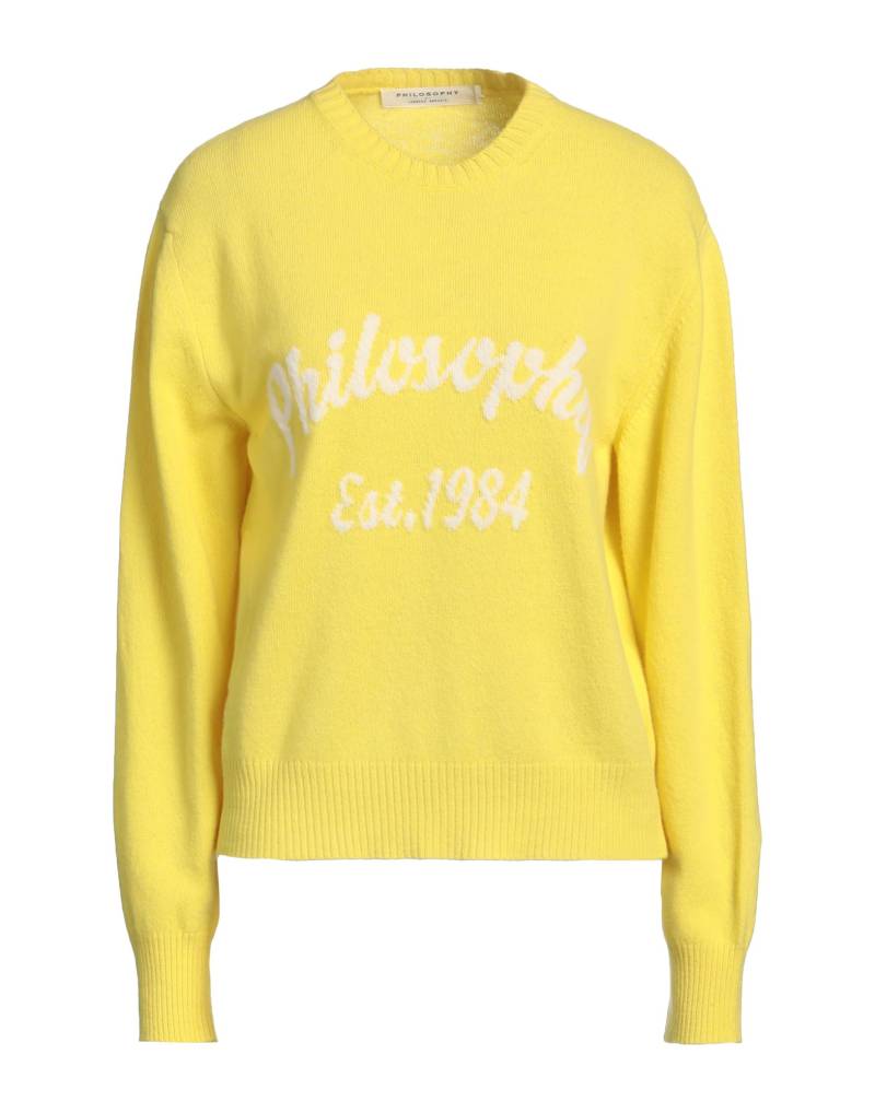 PHILOSOPHY di LORENZO SERAFINI Pullover Damen Pastellgelb von PHILOSOPHY di LORENZO SERAFINI