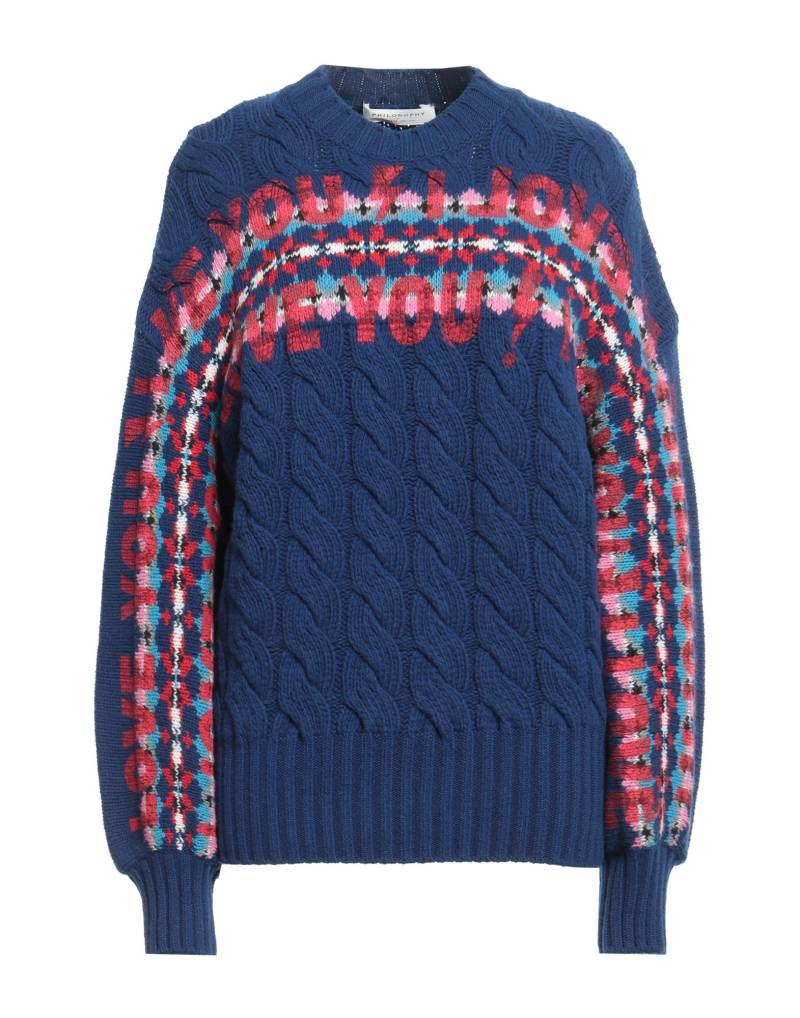 PHILOSOPHY di LORENZO SERAFINI Pullover Damen Marineblau von PHILOSOPHY di LORENZO SERAFINI