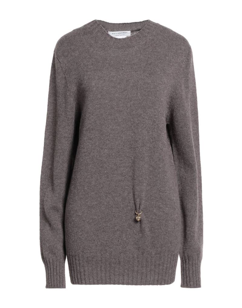 PHILOSOPHY di LORENZO SERAFINI Pullover Damen Maulwurfsgrau von PHILOSOPHY di LORENZO SERAFINI