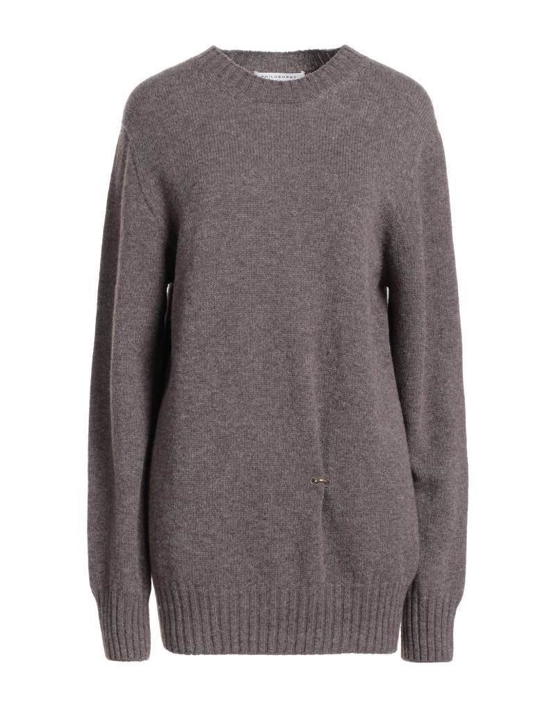 PHILOSOPHY di LORENZO SERAFINI Pullover Damen Maulwurfsgrau von PHILOSOPHY di LORENZO SERAFINI