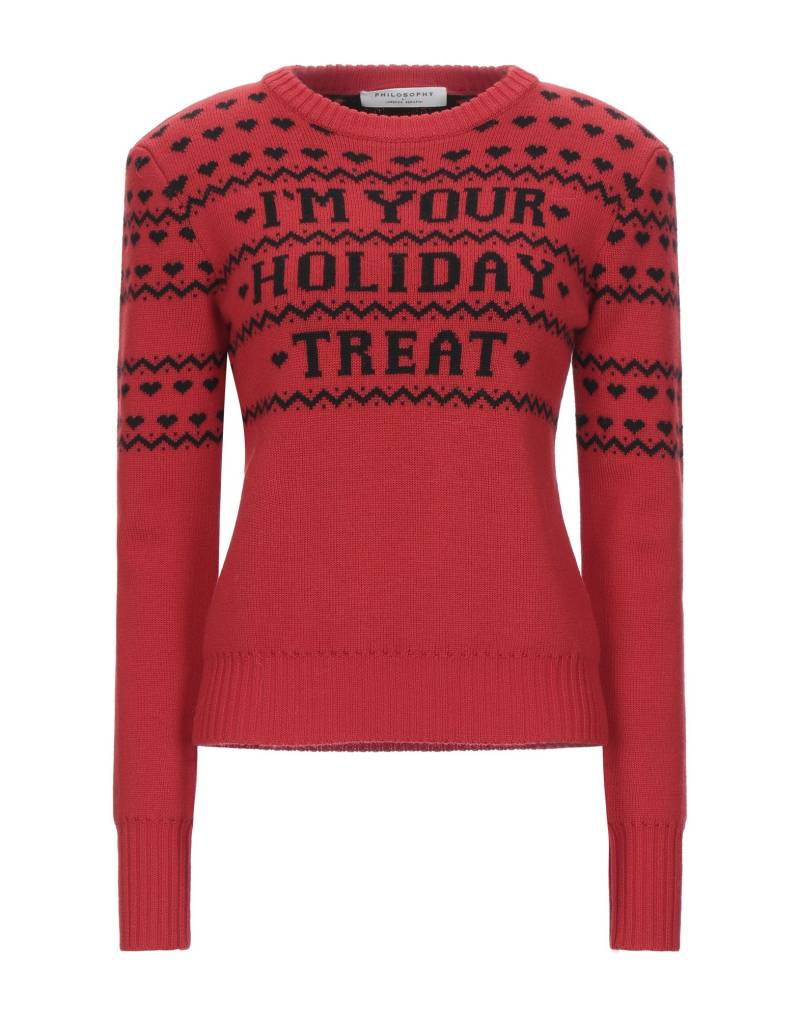 PHILOSOPHY di LORENZO SERAFINI Pullover Damen Rot von PHILOSOPHY di LORENZO SERAFINI