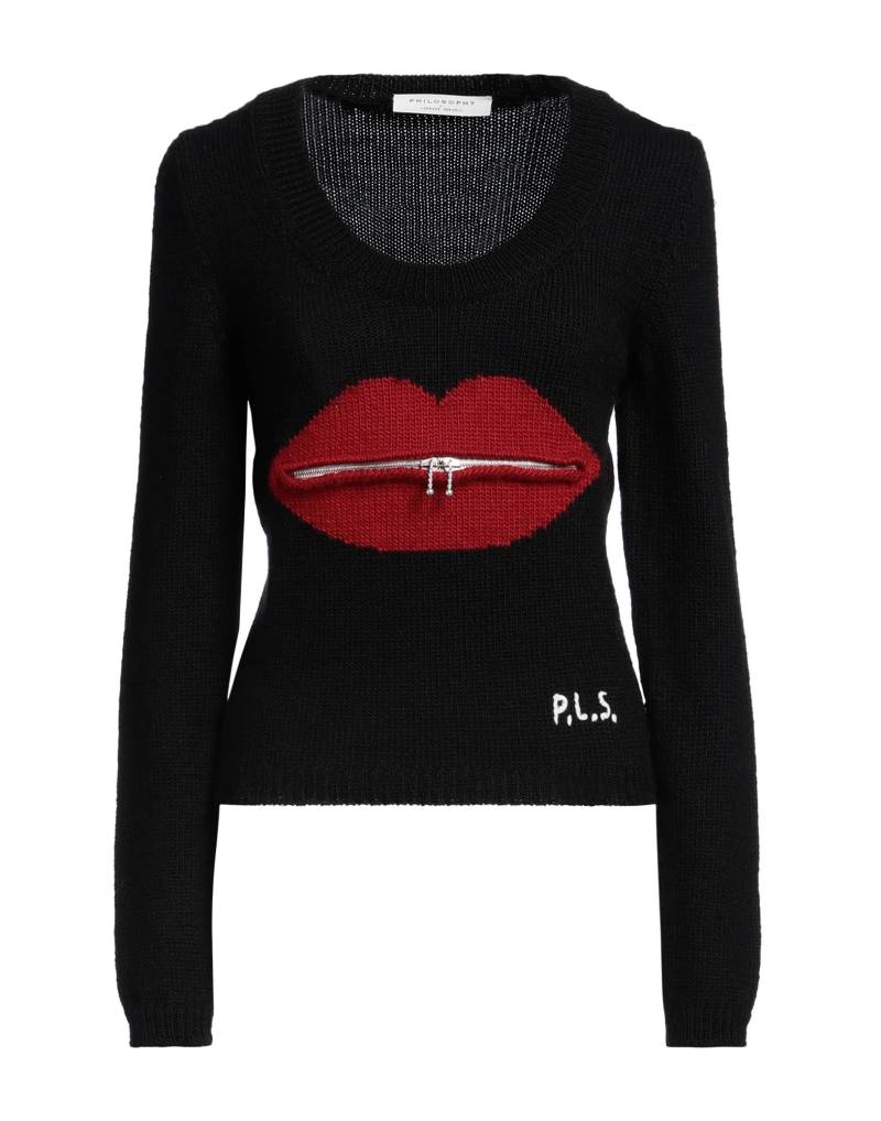PHILOSOPHY di LORENZO SERAFINI Pullover Damen Schwarz von PHILOSOPHY di LORENZO SERAFINI