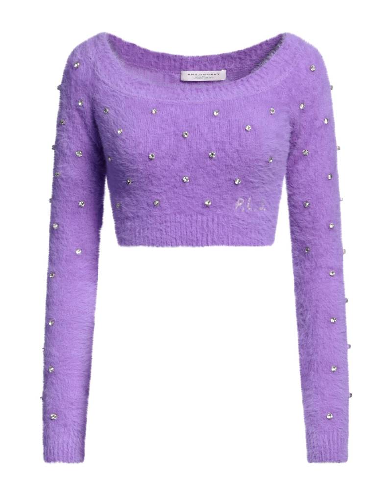 PHILOSOPHY di LORENZO SERAFINI Pullover Damen Violett von PHILOSOPHY di LORENZO SERAFINI