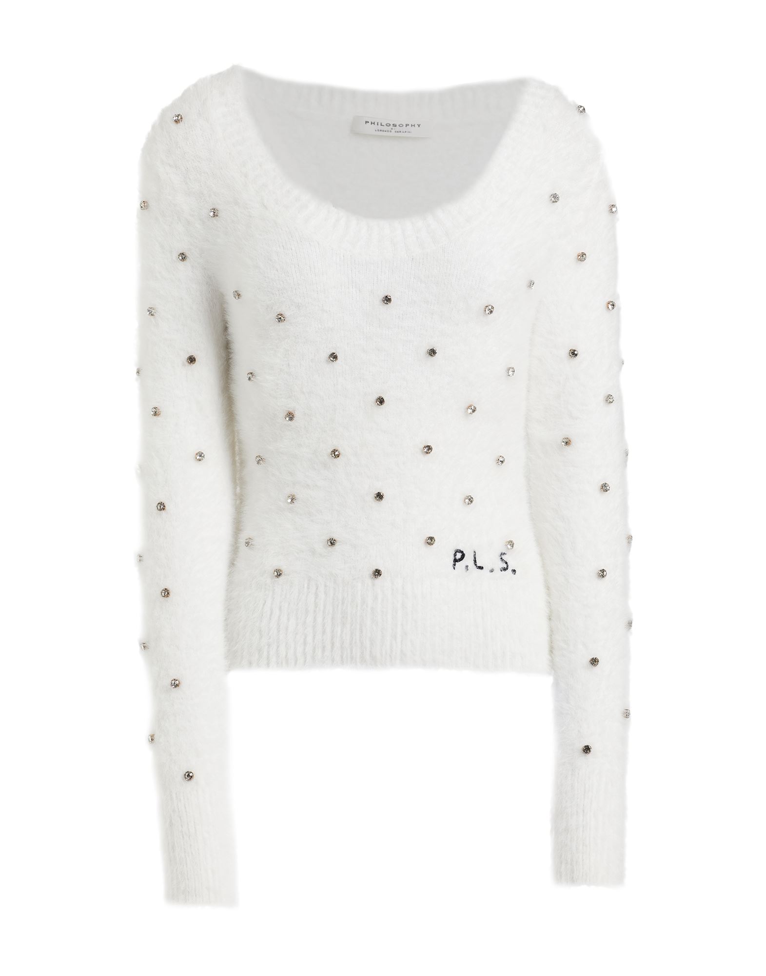 PHILOSOPHY di LORENZO SERAFINI Pullover Damen Weiß PHILOSOPHY di LORENZO SERAFINI Pullover Damen Weiß von PHILOSOPHY di LORENZO SERAFINI