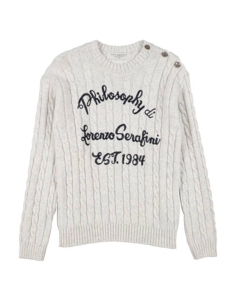 PHILOSOPHY di LORENZO SERAFINI Pullover Kinder Hellgrau von PHILOSOPHY di LORENZO SERAFINI