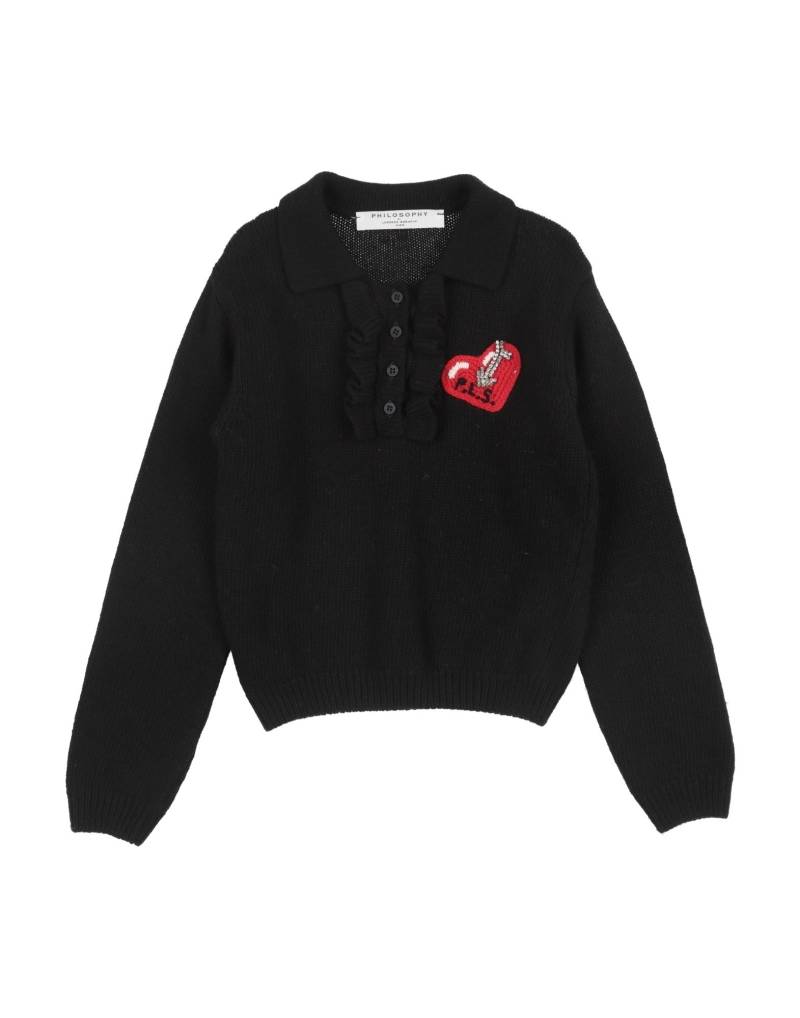 PHILOSOPHY di LORENZO SERAFINI Pullover Kinder Schwarz von PHILOSOPHY di LORENZO SERAFINI