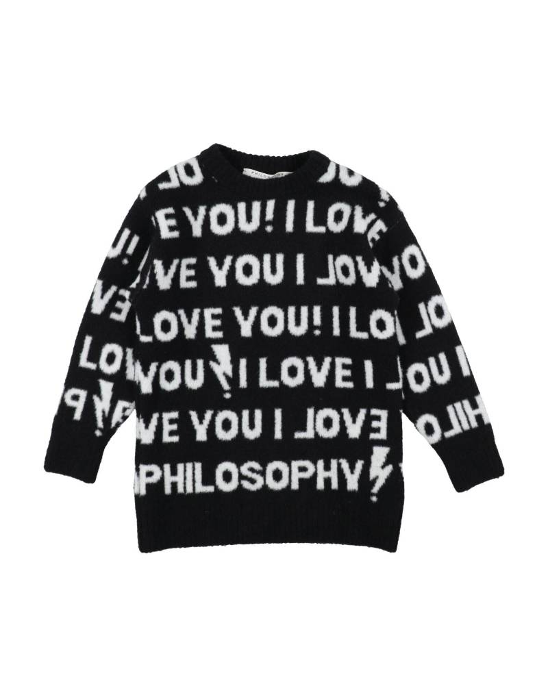 PHILOSOPHY di LORENZO SERAFINI Pullover Kinder Schwarz von PHILOSOPHY di LORENZO SERAFINI