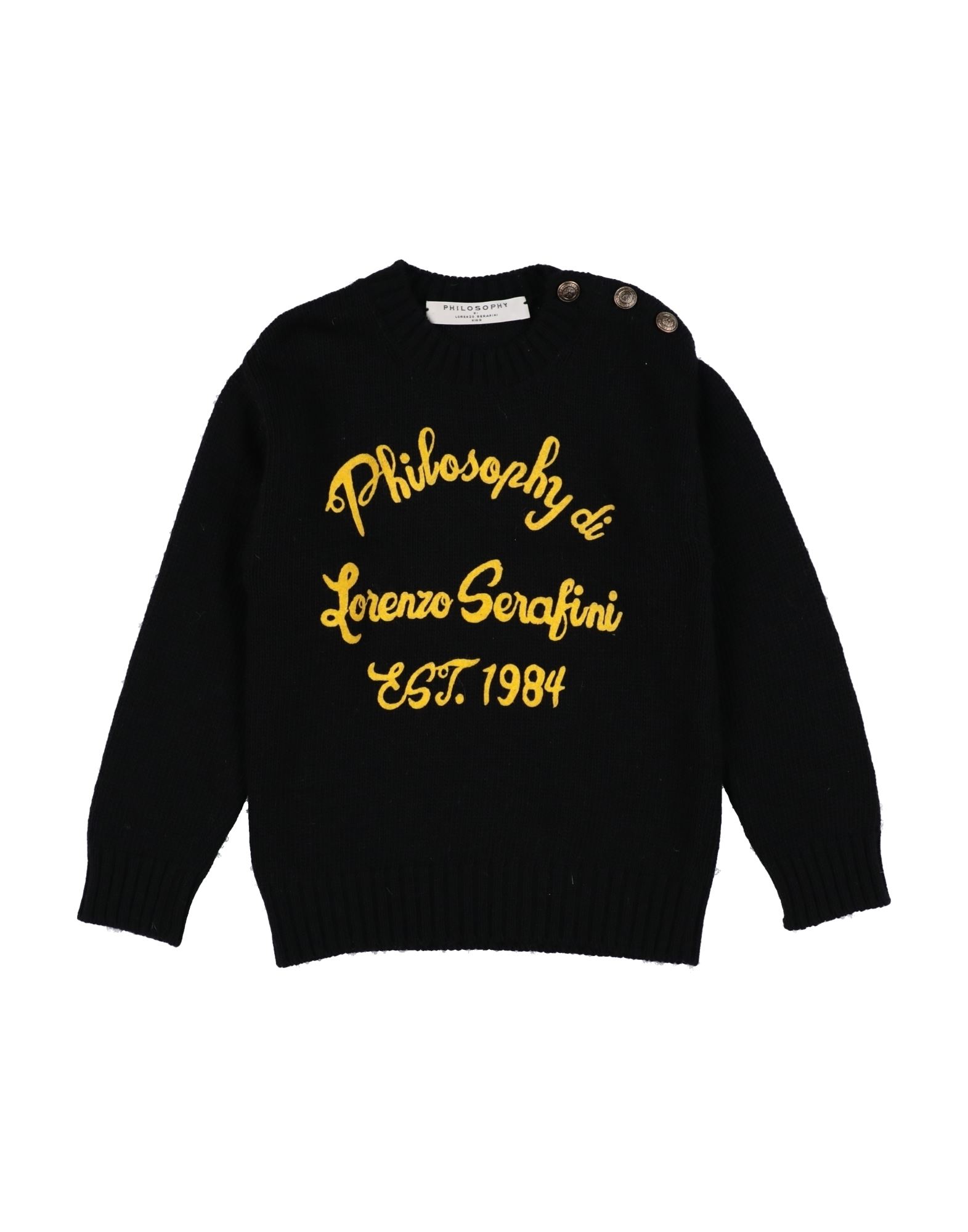 PHILOSOPHY di LORENZO SERAFINI Pullover Kinder Schwarz von PHILOSOPHY di LORENZO SERAFINI