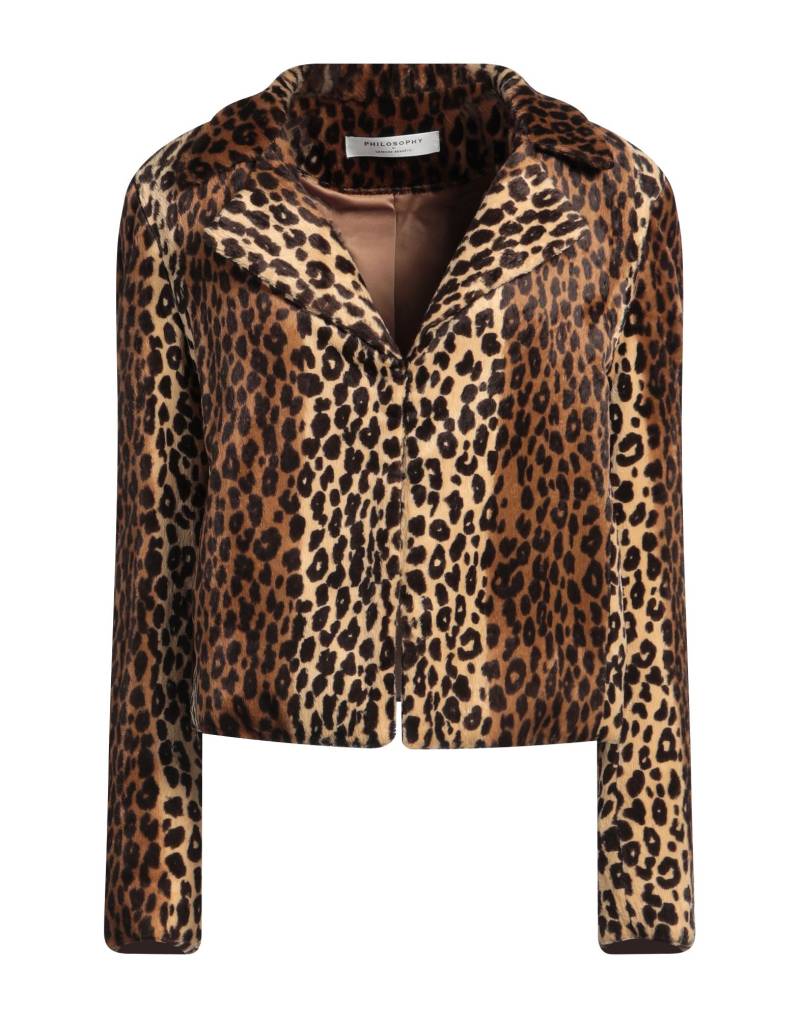 PHILOSOPHY di LORENZO SERAFINI Shearling- & Kunstfell Damen Braun von PHILOSOPHY di LORENZO SERAFINI