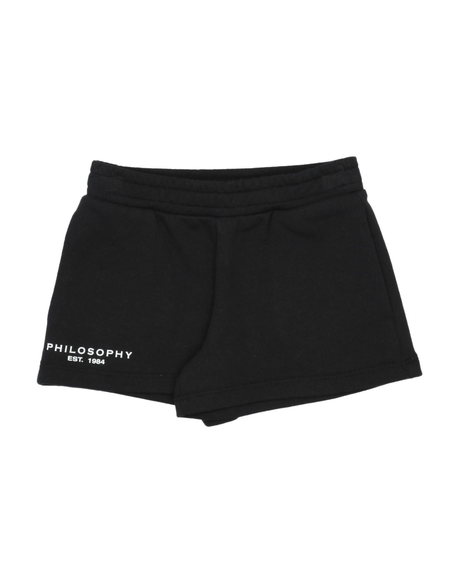 PHILOSOPHY di LORENZO SERAFINI Shorts & Bermudashorts Kinder Schwarz von PHILOSOPHY di LORENZO SERAFINI