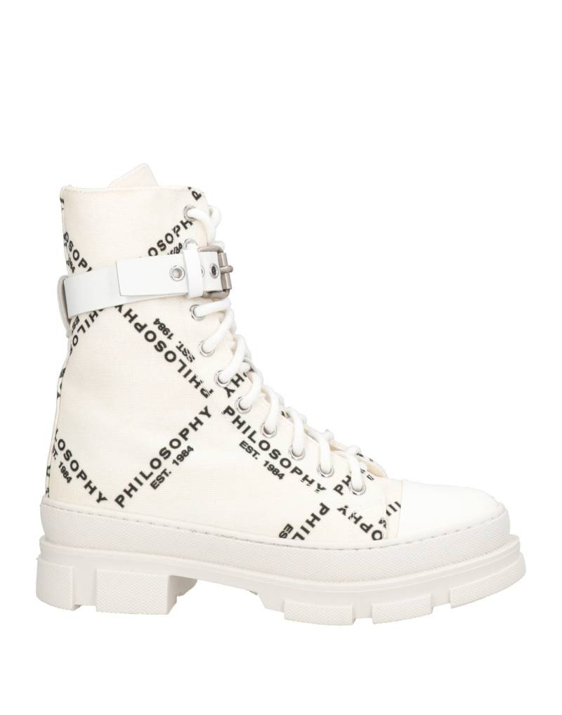 PHILOSOPHY di LORENZO SERAFINI Stiefelette Damen Cremeweiß von PHILOSOPHY di LORENZO SERAFINI