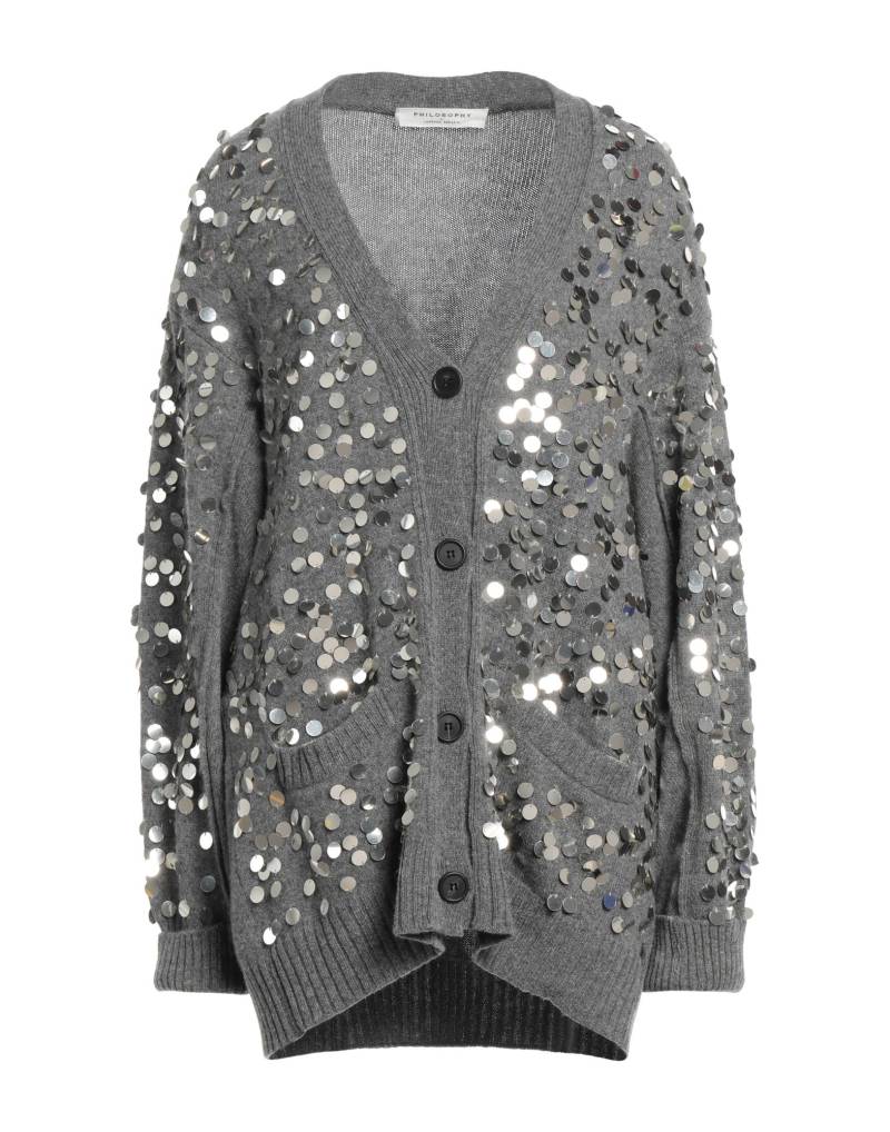 PHILOSOPHY di LORENZO SERAFINI Strickjacke Damen Grau PHILOSOPHY di LORENZO SERAFINI Strickjacke Damen Grau von PHILOSOPHY di LORENZO SERAFINI