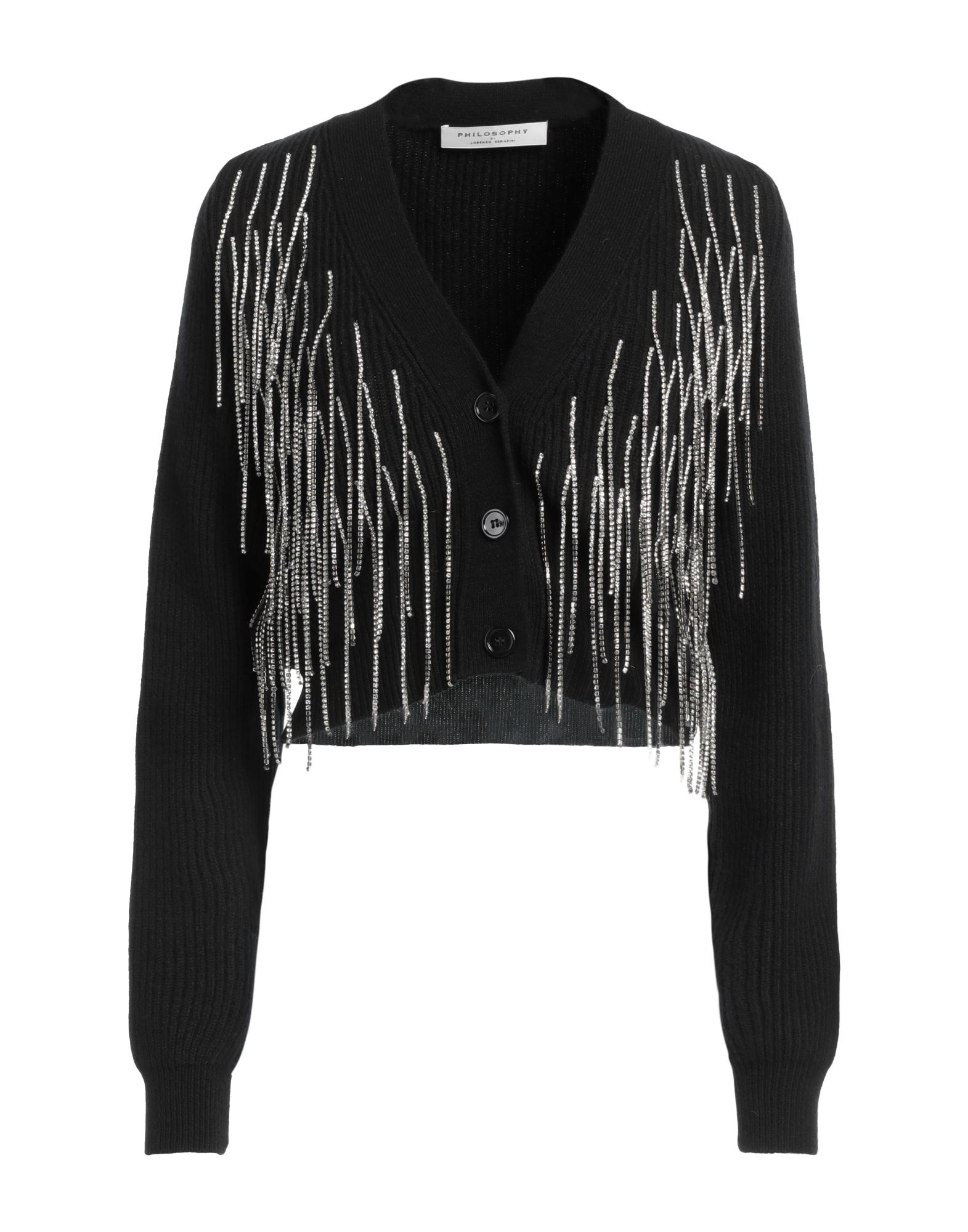 PHILOSOPHY di LORENZO SERAFINI Strickjacke Damen Schwarz von PHILOSOPHY di LORENZO SERAFINI