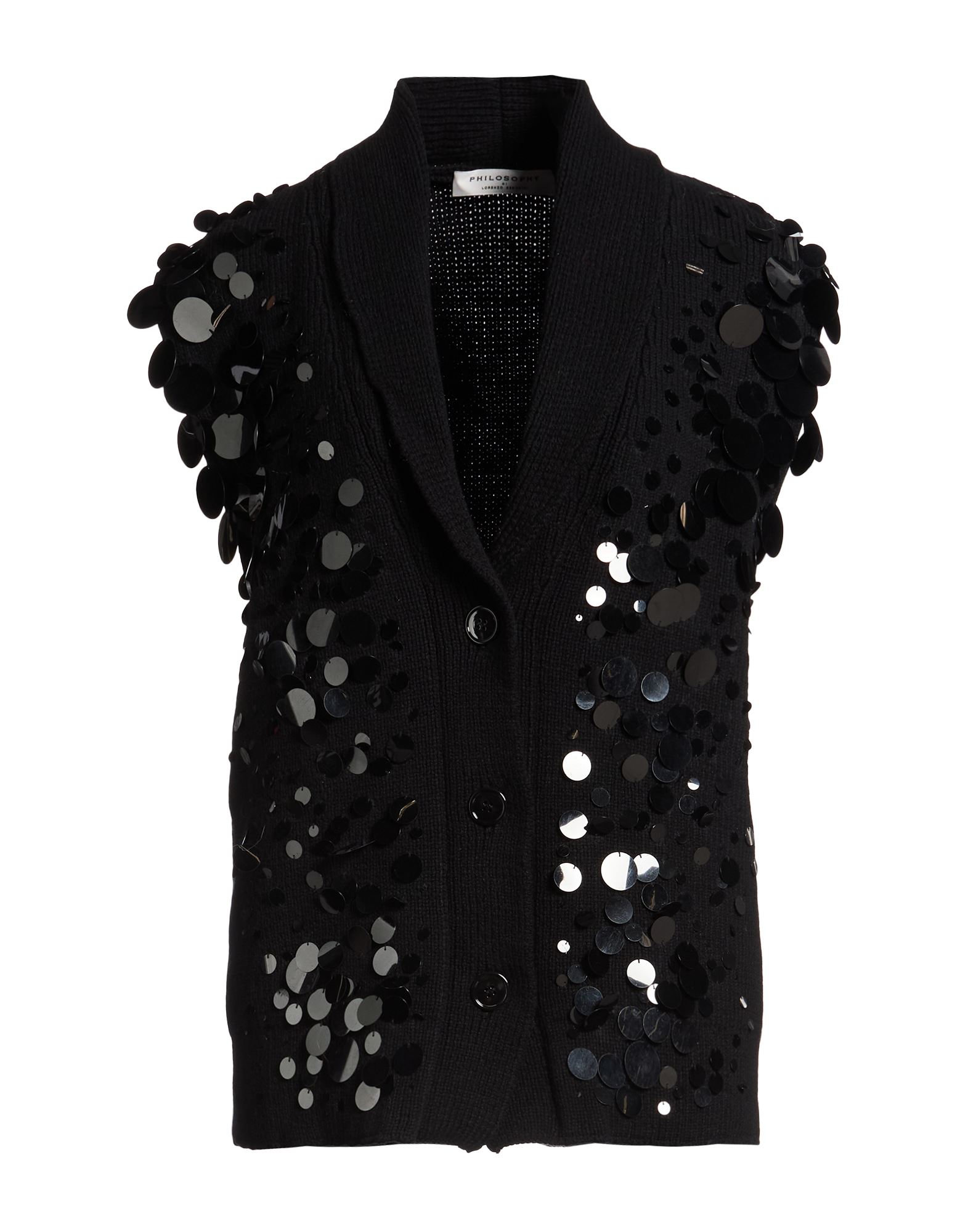 PHILOSOPHY di LORENZO SERAFINI Strickjacke Damen Schwarz von PHILOSOPHY di LORENZO SERAFINI