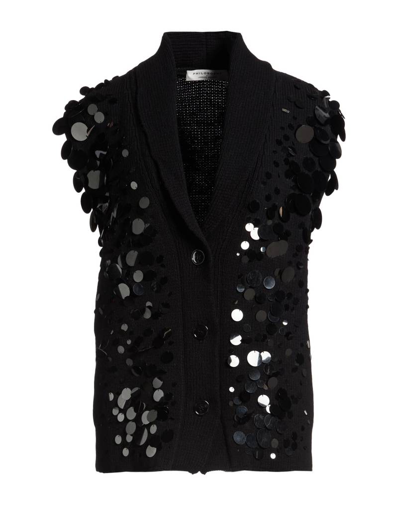 PHILOSOPHY di LORENZO SERAFINI Strickjacke Damen Schwarz von PHILOSOPHY di LORENZO SERAFINI