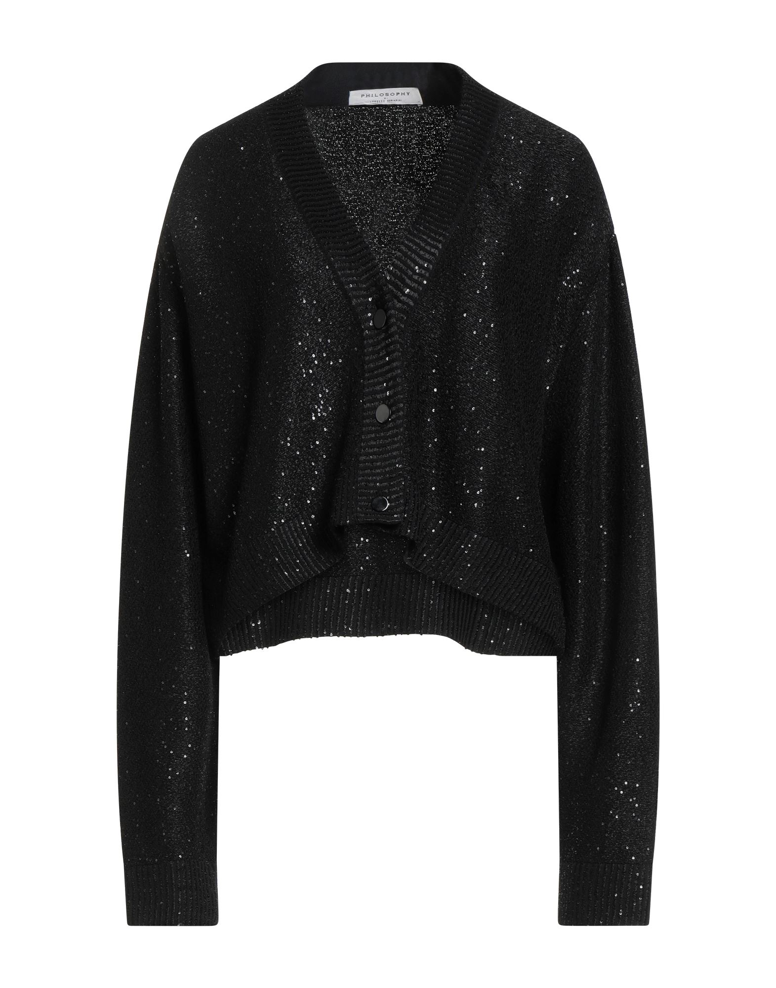 PHILOSOPHY di LORENZO SERAFINI Strickjacke Damen Schwarz von PHILOSOPHY di LORENZO SERAFINI