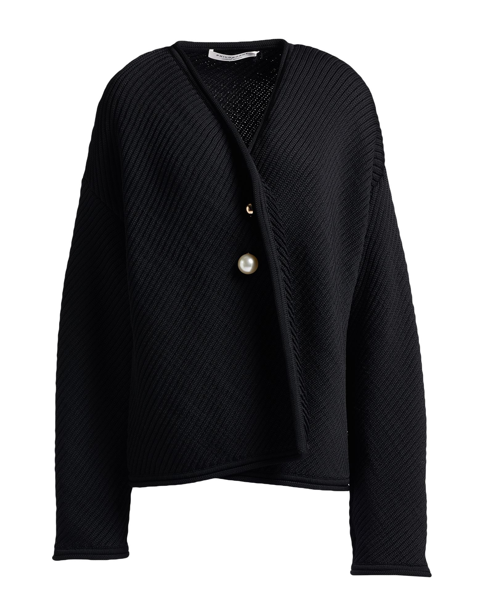 PHILOSOPHY di LORENZO SERAFINI Strickjacke Damen Schwarz von PHILOSOPHY di LORENZO SERAFINI