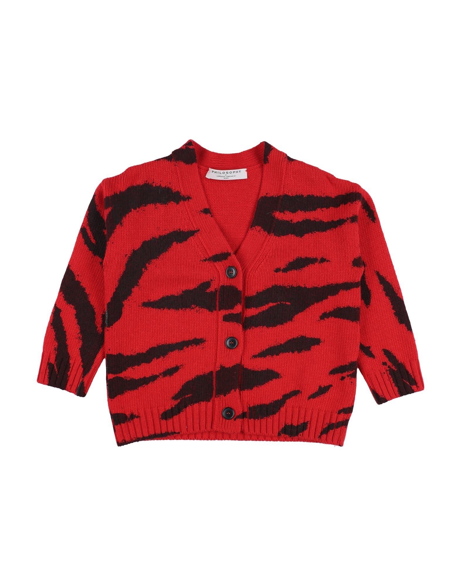 PHILOSOPHY di LORENZO SERAFINI Strickjacke Kinder Rot von PHILOSOPHY di LORENZO SERAFINI