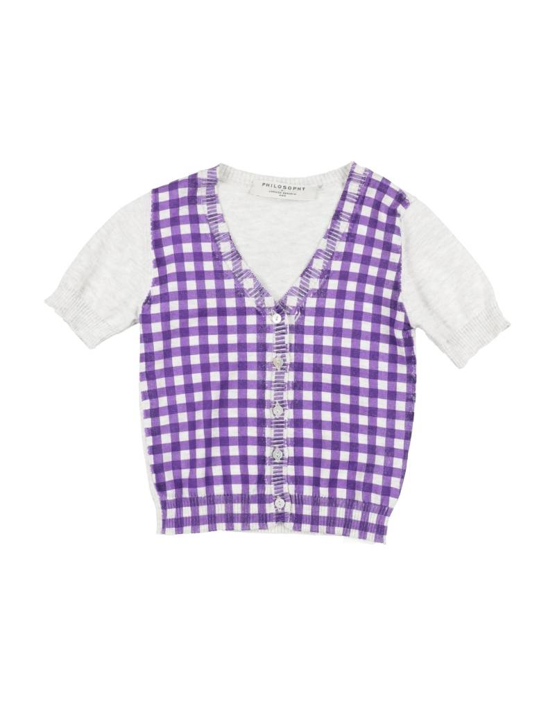 PHILOSOPHY di LORENZO SERAFINI Strickjacke Kinder Violett von PHILOSOPHY di LORENZO SERAFINI