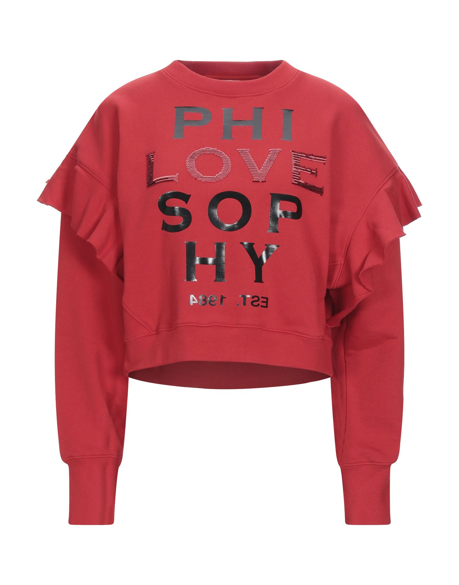 PHILOSOPHY di LORENZO SERAFINI Sweatshirt Damen Rot von PHILOSOPHY di LORENZO SERAFINI