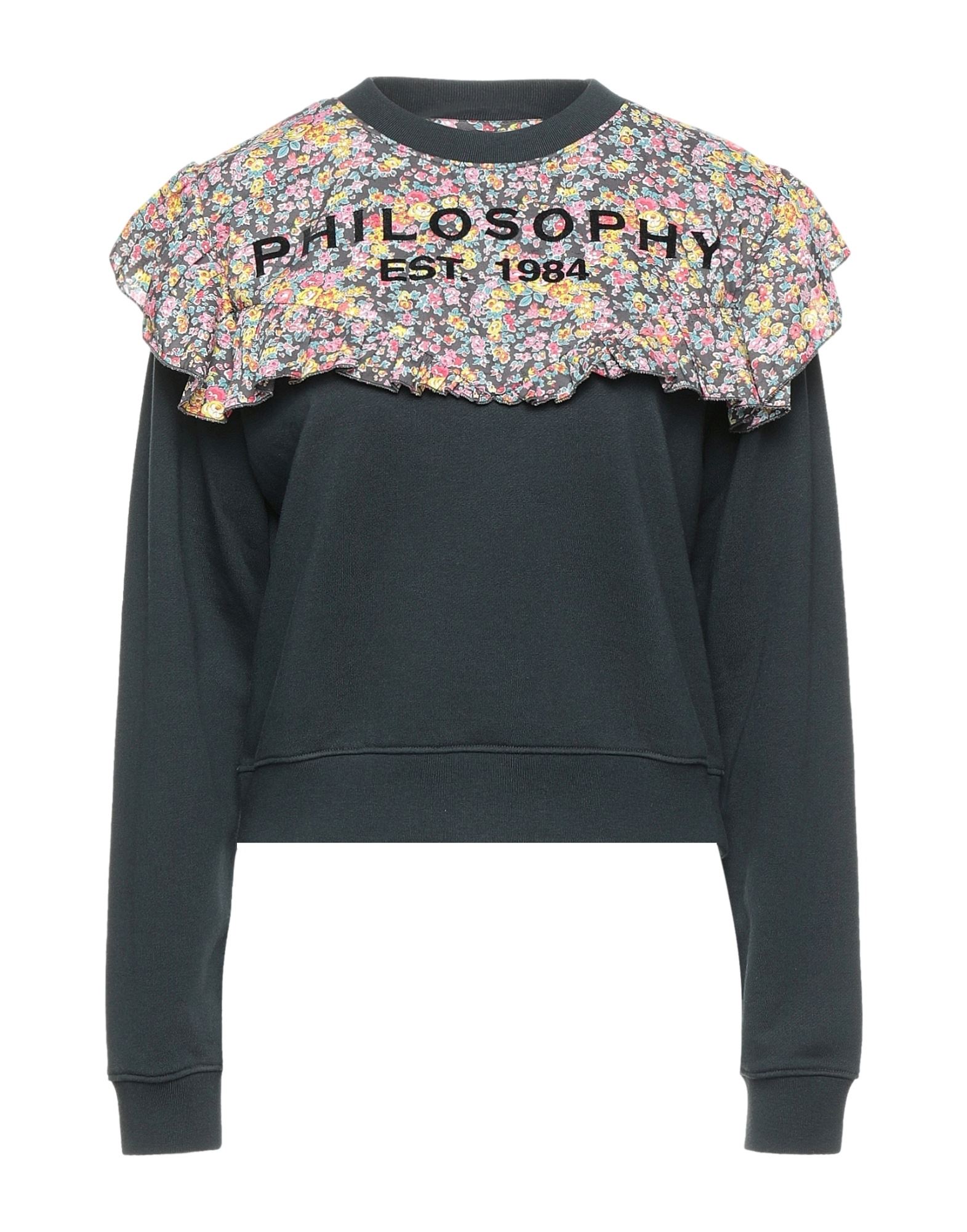 PHILOSOPHY di LORENZO SERAFINI Sweatshirt Damen Schwarz von PHILOSOPHY di LORENZO SERAFINI