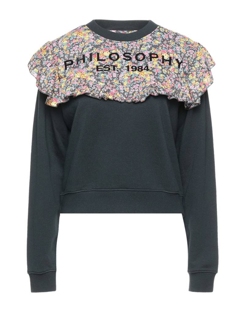 PHILOSOPHY di LORENZO SERAFINI Sweatshirt Damen Schwarz von PHILOSOPHY di LORENZO SERAFINI